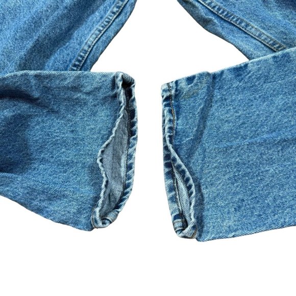 Levi's 550 Relaxed Fit Tapered Jeans Student Mens 30 x 30 Y2K Orange Tab - Picture 7 of 9